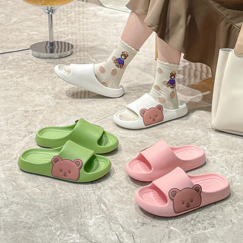 Summer Ladies Slippers Indoor Non-slip Bathroom Household Sandals and Slippers Wear Beach Shoes