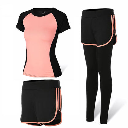 Yoga Clothes Sports Suit Women's Spring and Summer Fitness Clothes Running Exercise Quick-drying Clothes Slimming Slim Casual Fashion