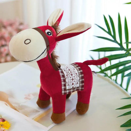 Little Donkey Plush Doll Cute Plush Toy Fair Donkey Custom Creative Birthday Gift Children's Doll Home Decoration Toys