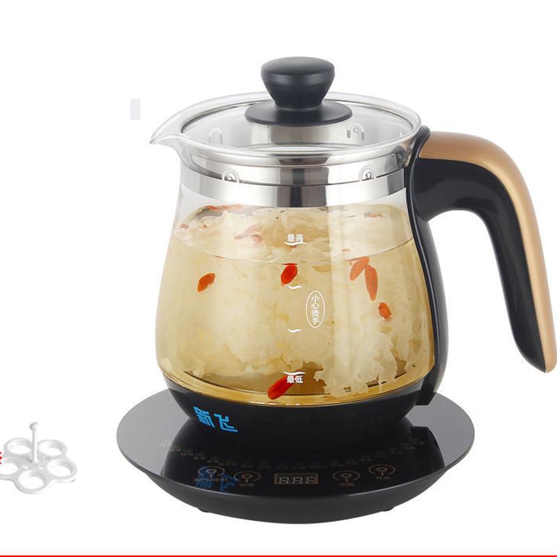 Health Pot High Temperature Resistant Glass Tea Maker Automatic Thickening Flower Teapot Office Small Home