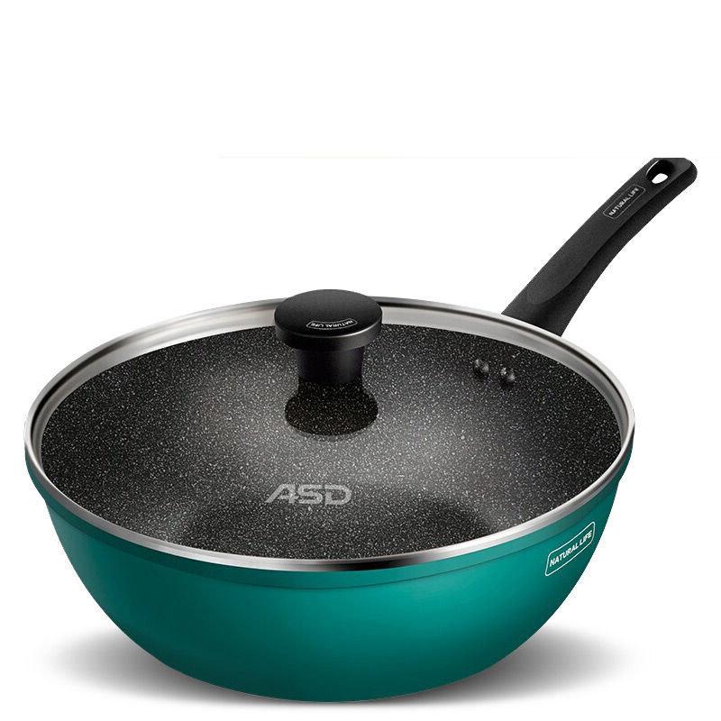 Non-stick Pot Household Medical Stone Small Frying Pan Small Non-stick Single Gas Stove Suitable for Induction Cooker