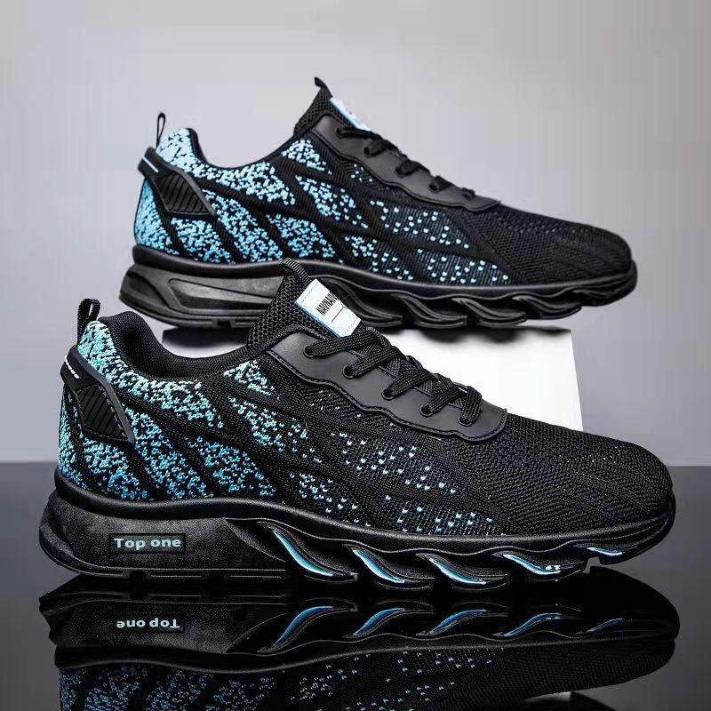 Men's Casual Sports Shoes Breathable Running Shoes Travel Shoes Boys Flying Mesh Shoes Basketball Shoes