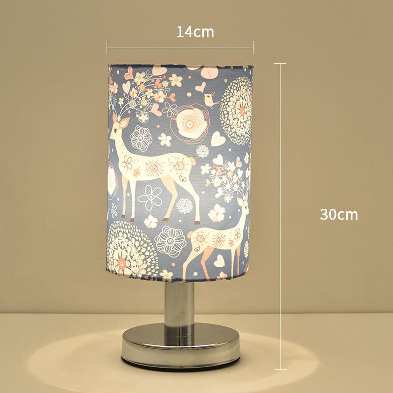 Romantic and Warm Home Energy-saving Table Lamp Bedroom Bedside Lamp Simple Modern Bedroom Lamp Creative Lamp Counter Lamp