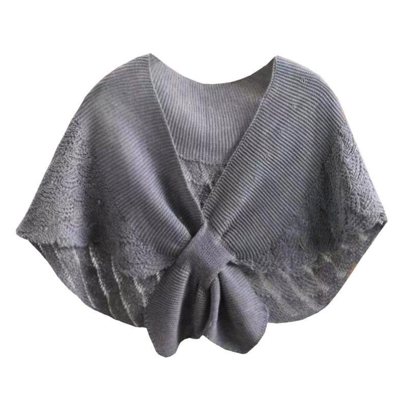 Sunscreen Shawl Women Summer Thin Knitted Hollow Shawl with Skirt High-end Shawl Women's Clothing Outer Matching Accessories