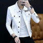 Men's denim jacket spring and autumn clothes trend men's clothing jacket men's plus size jacket