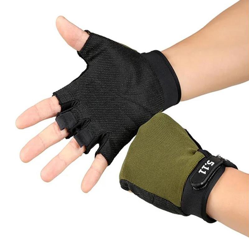 Sports Riding Gloves for Men and Women Fishing Non-slip Outdoor Tactical Military Fan Half-finger Full-finger Gloves