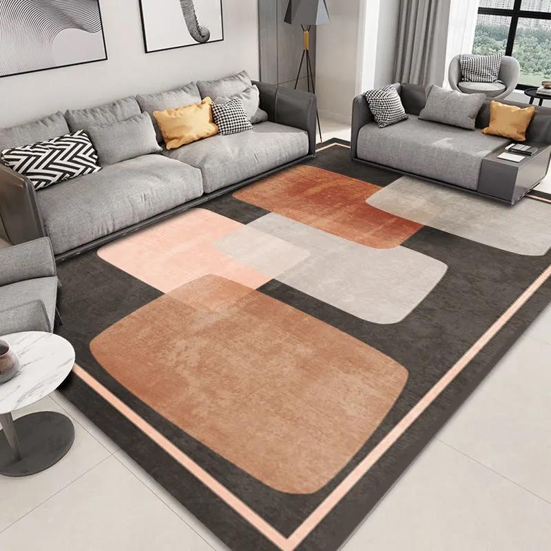 Scandinavian Style Multiple Sizes Carpet Living Room Sofa Carpet Simple Modern Bedroom Large Area Bedside Carpet