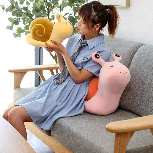 Simulation Snail Doll Snail Plush Toy Children's Favorite Doll Pillow Children's Birthday Gift Cushion Doll