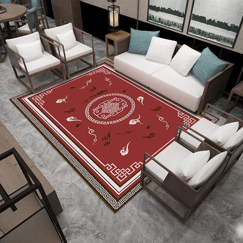 Chinese Style Living Room Carpet Modern Minimalist Bedroom Chinese Style Study Door Mat Chinese Style Model Room Sofa Coffee Table Mat