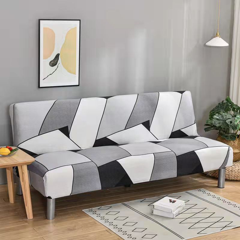 All-inclusive Sofa Cover Spandex Folding Sofa Bed Cover Sofa Slipcovers for Living Room Armless Sofa Cover