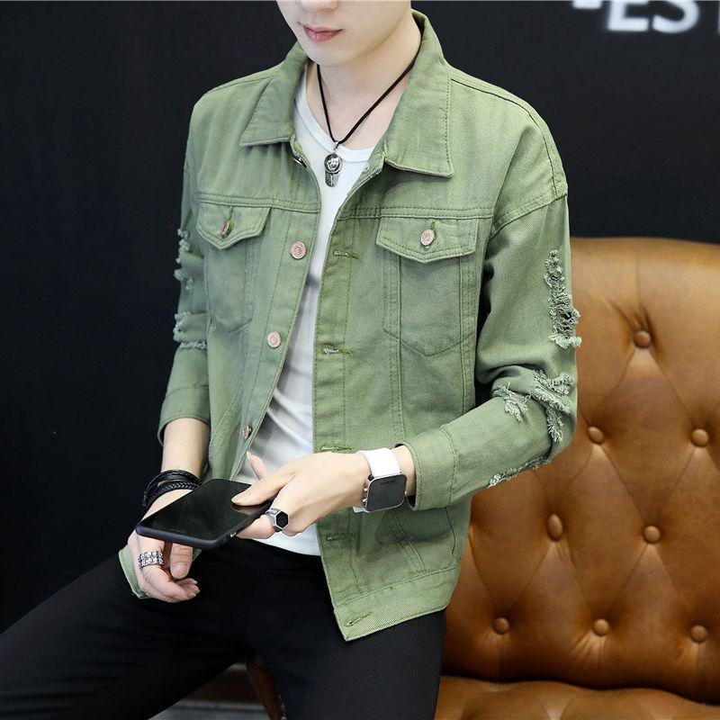 Men's Denim Jacket Autumn and Winter Clothes Trend Men's Clothing Jacket Men's Plus Size Jacket