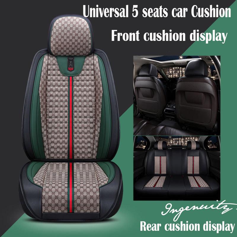 Car Seat Cover Universal Leather 5 set Auto Seat Cushion 5 seats Universal car seat cover Waterproof