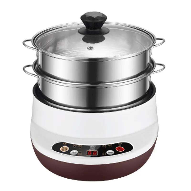 Multifunctional Electric Wok Cooking Rice Pot Electric Cooking Pot Mini Electric Pot Dormitory Small Electric Pot