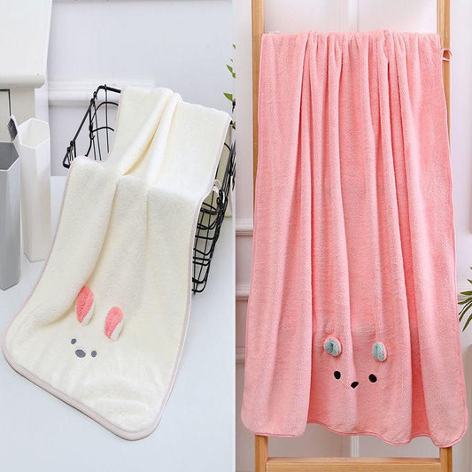 Bath Towels Pure Cotton Adult Bath Towels Absorbent and Non-linting Bath Towels Female Bath Towels Household Towels Skin-friendly and Soft