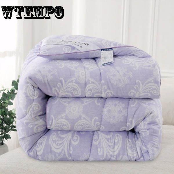 Bedding Printing Pattern Comfortable Warm Thick Winter Quilt Student Dormitory Cotton Quilt