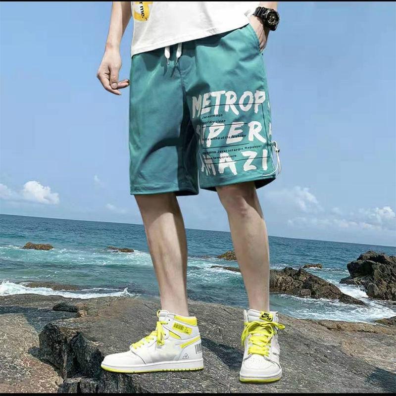 Men's Shorts Summer Thin Section Tide Brand Casual Sports Five-point Pants Beach Pants