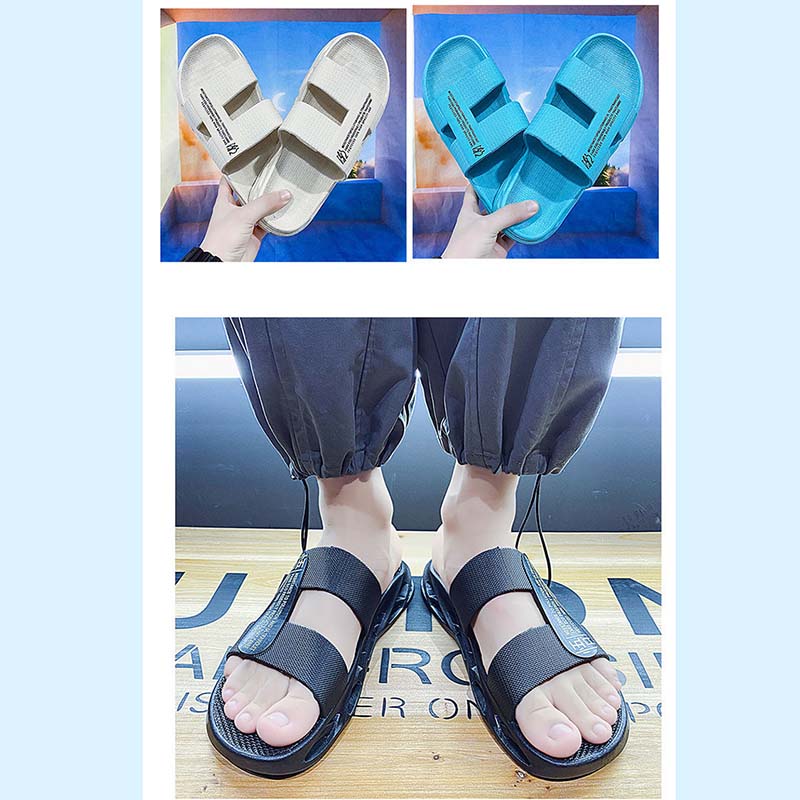 Summer Slippers Men's Outdoor Korean Style Trend Personality Casual Sandals 45 Yards