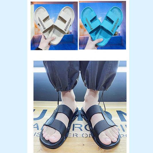 Summer Slippers Men's Outdoor Korean Style Trend Personality Casual Sandals 45 Yards