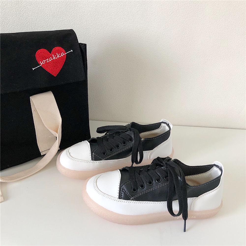 Classic White Shoes Woman Casual Canvas Shoes Female Summer Women Sneakers Lace-Up Flat Trainers Fashion Women Vulcanize Shoes