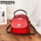 Women Backpack Leather School Bags for Teenager  Female Preppy Style Small Backpack