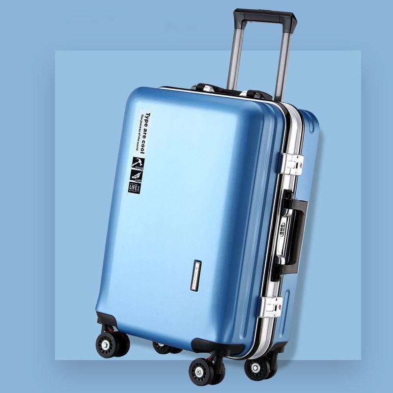 20 inch Suitcase Trolley Case Universal Wheel Men and Women Boarding Case Sliding and Rolling Travel Code Luggage Trunk