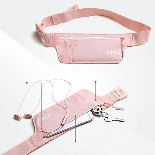 Unisex Casual Sport Waist Packs Shoulder Bag Canvas Crossbody Bags Zipper Closure Adjustable Belt Sport Travel Pouch Purse