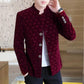 Fashion Men's Suit Korean Style Slim Casual Single Velvet Youth Suit