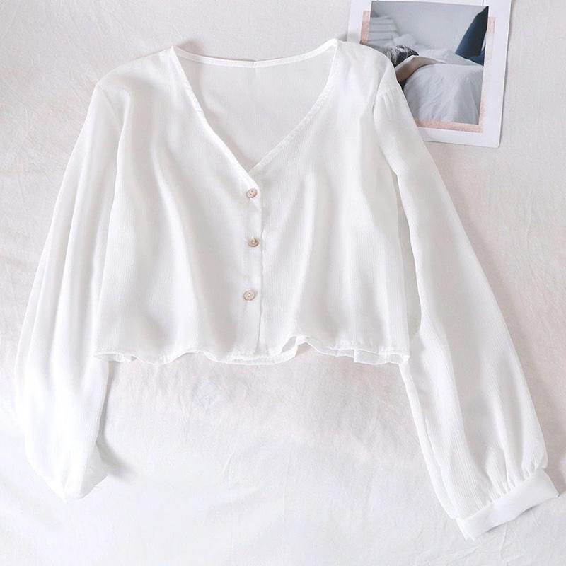 Cardigan Shawl Women's Chiffon Thin Retro Sunscreen Shirt Short Cardigan Top Summer