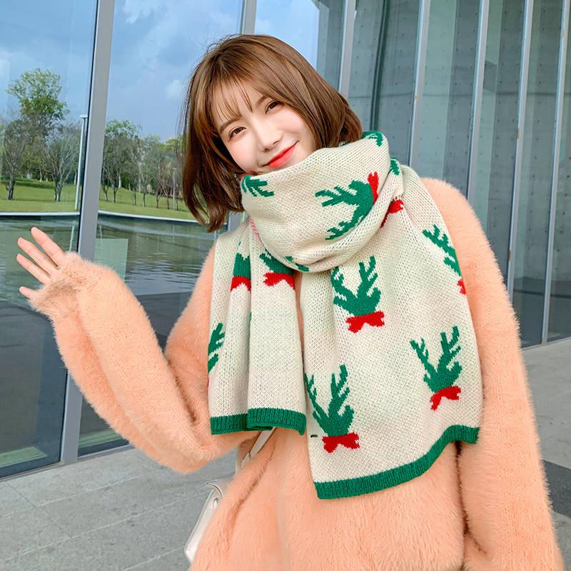 Christmas Gift Cute Christmas Tree Scarf  for Women Girls Casual Shawl Blanket Scarf Scarves