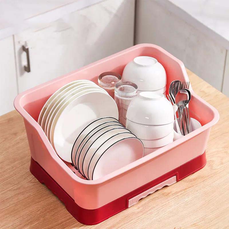 Kitchen Put A Bowl of Multi-function Storage Box Household Tableware Storage Box Drawer with Cover Storage Box