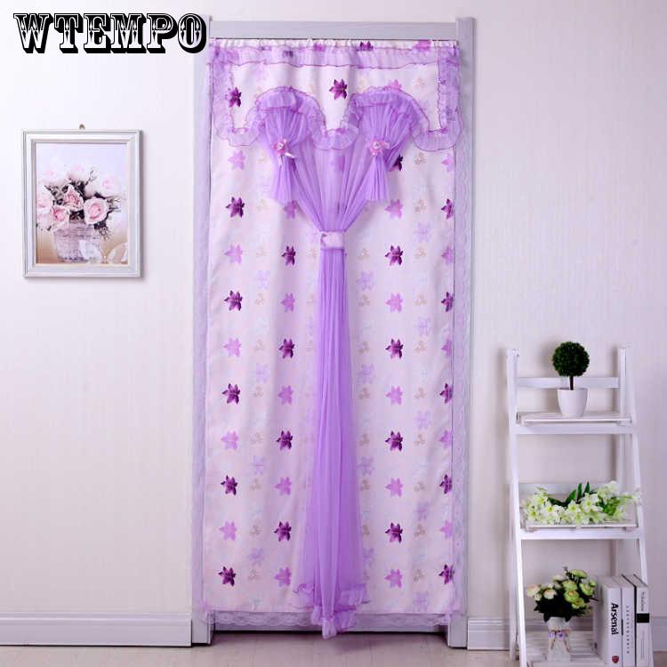 WTEMPO lace fashion Cloth curtains mosquito screen curtain bedroom lace encryption curtain