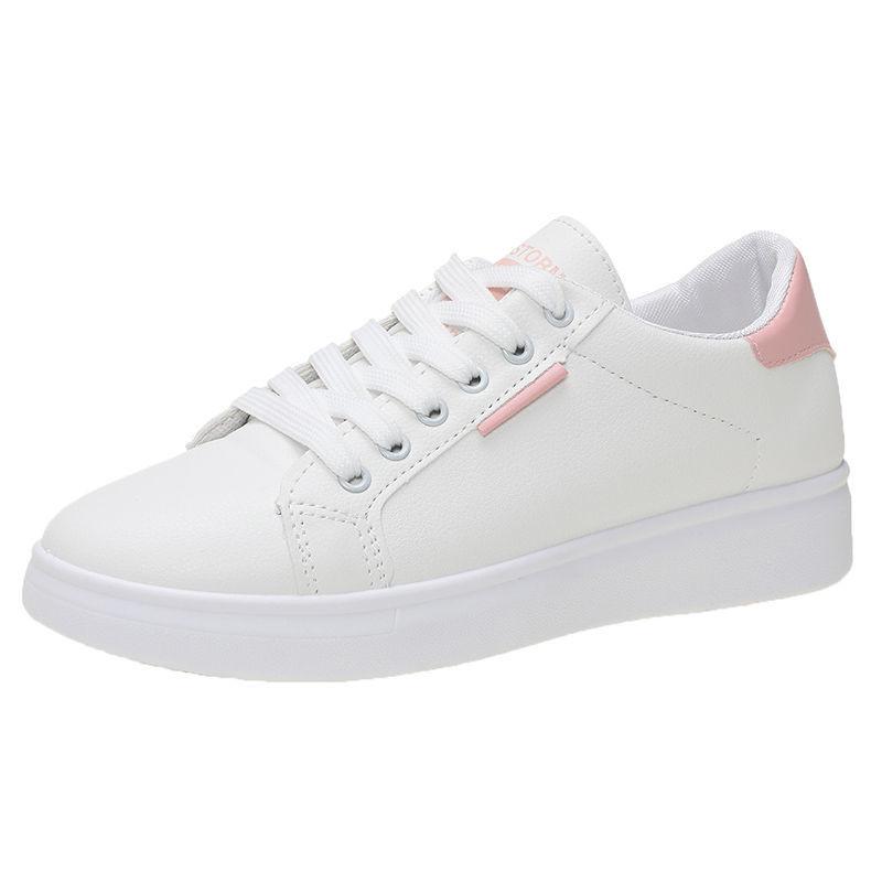 White Shoes Women's Net Shoes Breathable All-match Casual Flat Bottom Shoes Flat Bottom Non-slip Lightweight Casual Sports Shoes