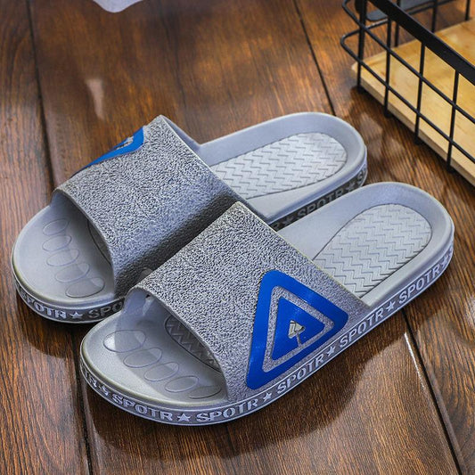 Men's Spring Large Size Non-slip Outdoor Beach Slipper Summer Soft Sole Flat Indoor Bathroom Slippers