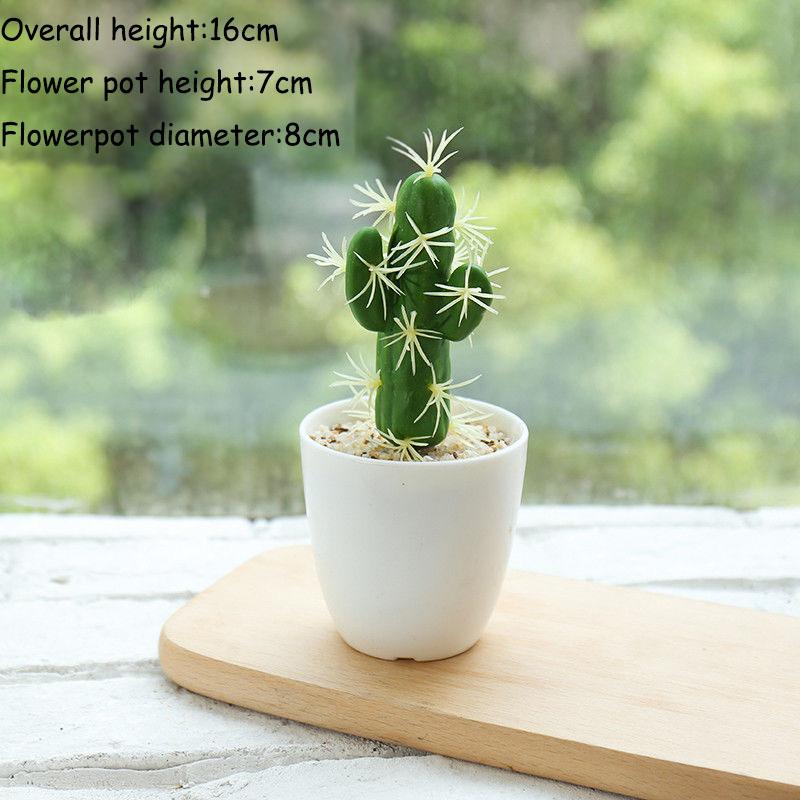 Fake Flower Creative Ornaments Simulation Flower Cactus Bonsai Simulation Succulents Dining Table Living Room Simulation Plant Potted Plants