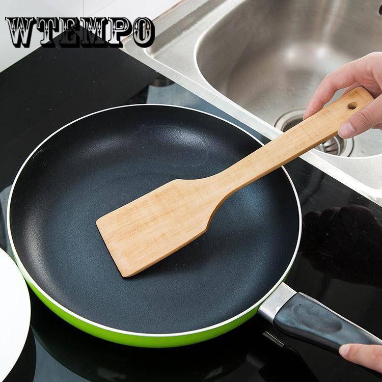 Brand Wok Bamboo Wood Spoon Holder Shovels Slotted Cooking Utensils Tool Kitchen