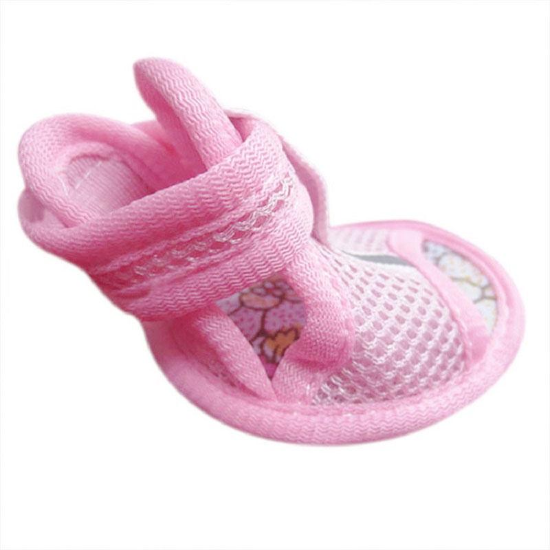 Breathable Mesh Hollow Sandals Summer Pet Dog Puppy Water Repellent Anti-Slip Shoes