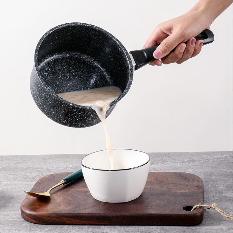 Maifan Stone Milk Pot Non-stick Pot Household Baby Food Supplement Pot Baby Milk  with Milk Noodle Soup Pot