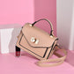 Crossbody Bag Women White Leather Waterproof Wear-resistant Zipper Plush Bear Handbag Shoulder Bag