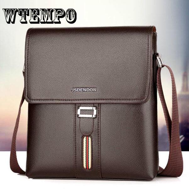 Men's Shoulder Bag Fashion Men PU Outdoor Satchel Handbags Tote Purse Crossbody Bags Handbags