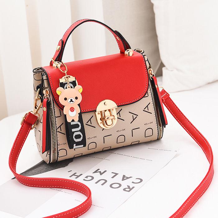 Trendy wild Patent leather bag Genuine Leather Woman bag European and American Shoulder Handbag