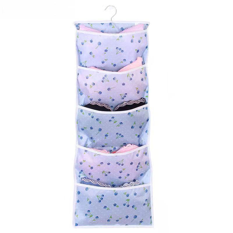 Underwear Storage Hanging Bag Clothing Panties Socks Storage Bag Dormitory Door Hanging Bag Wardrobe Closet Storage Hanging Bag