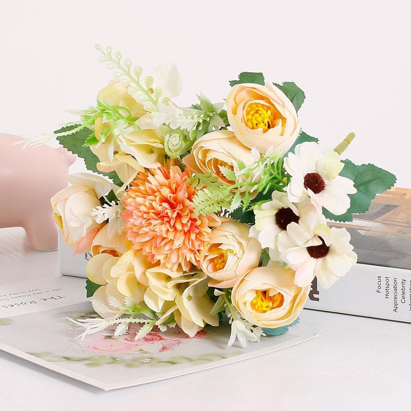 Nordic Simulation Flower Living Room Decoration Home Decoration Decoration Table Flower Fake Flower Floral Set Table Flower Bouquet