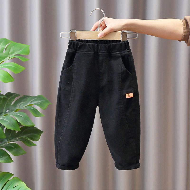 Boys' Trousers Spring and Autumn Casual Pants Loose Solid Color Trousers Sports Pants Korean Style Trousers