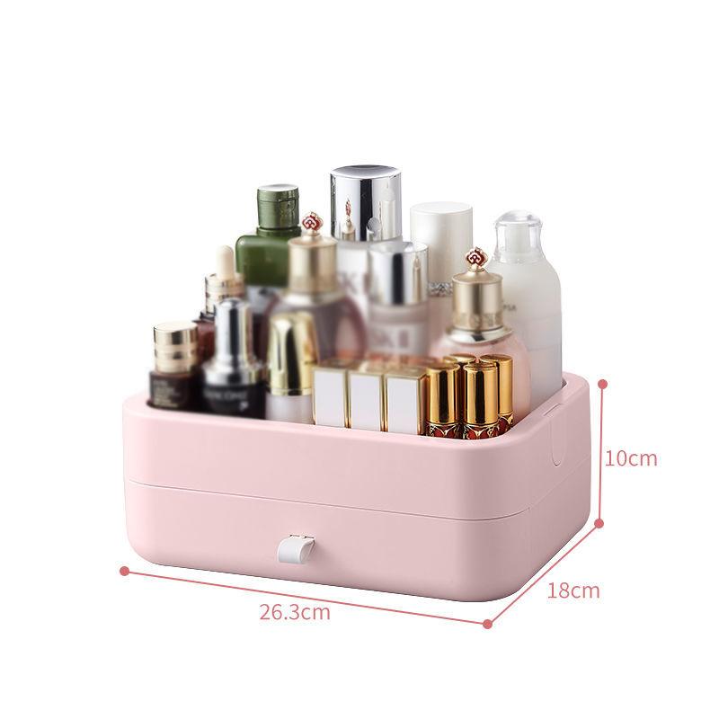 Large Capacity Cosmetic Storage Box Makeup Drawer Organizer Jewelry Nail Polish Makeup Container Desktop Sundries Storage Box