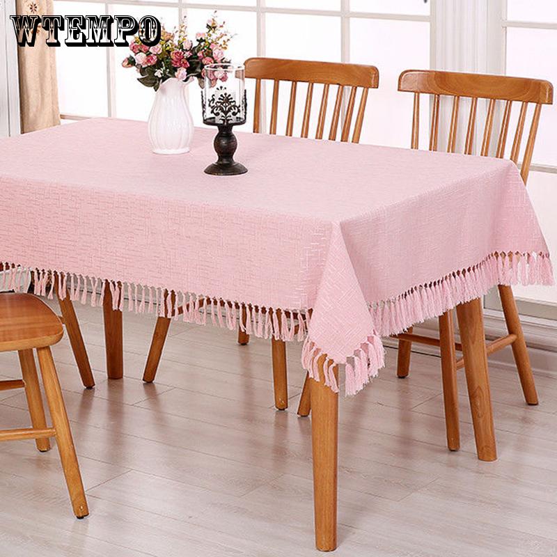 WTEMPO Hotel meeting room dust tablecloth printing oil-proof waterproof tablecloth