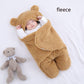 Baby Sleeping Bag Ultra-Soft Fluffy Fleece Newborn Receiving Blanket Infant Boys Girls Clothes Sleep Nursery Wrap Swaddle