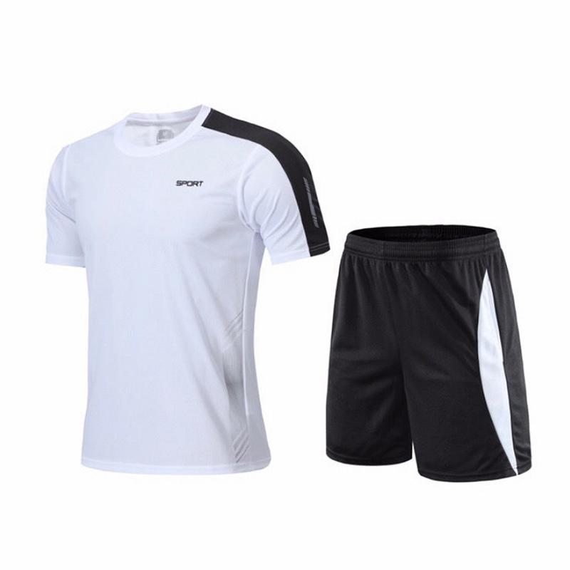 Sportswear Suit Men's Summer Loose Breathable Short-sleeved Shorts Gym Daily Thin Section Running