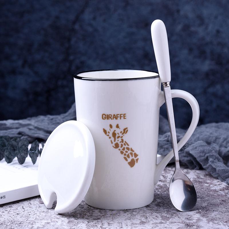 Creative Ceramic Mug Animal Large Capacity Water Cup Mug Couple Cup Breakfast Cup Coffee Cup Tea Cup