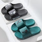 Men's and Women's Same Style of Personality Slippers Homewear Bathroom Non-slip Thick Bottom Wear-resistant Summer Men's Sandals Women's Flip Flops