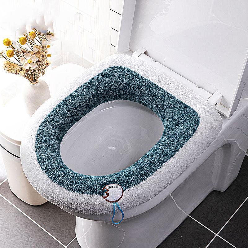 Thickened Lifting Toilet Seat Toilet Cushion Household Toilet Cover Winter Thickened Toilet Seat Universal Toilet Cushion Washing